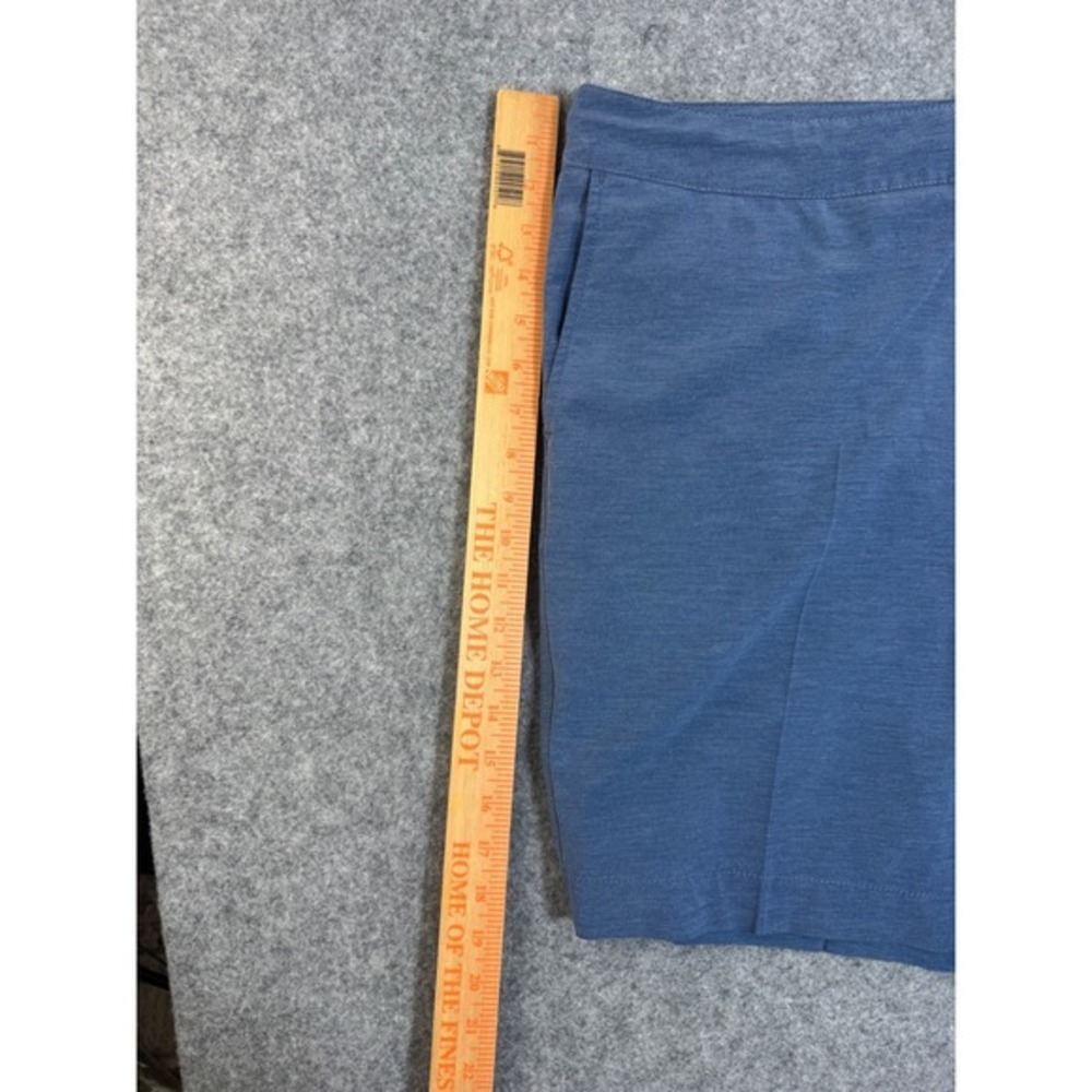 Faherty All Day Shorts Mens Blue Heathered Performance Casual Shorts Size 40 - Picture 4 of 8